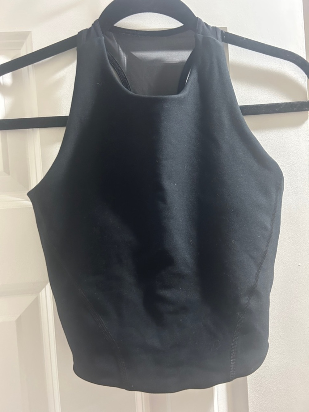 Abercrombie & Fitch Black High-Neck Tank Top